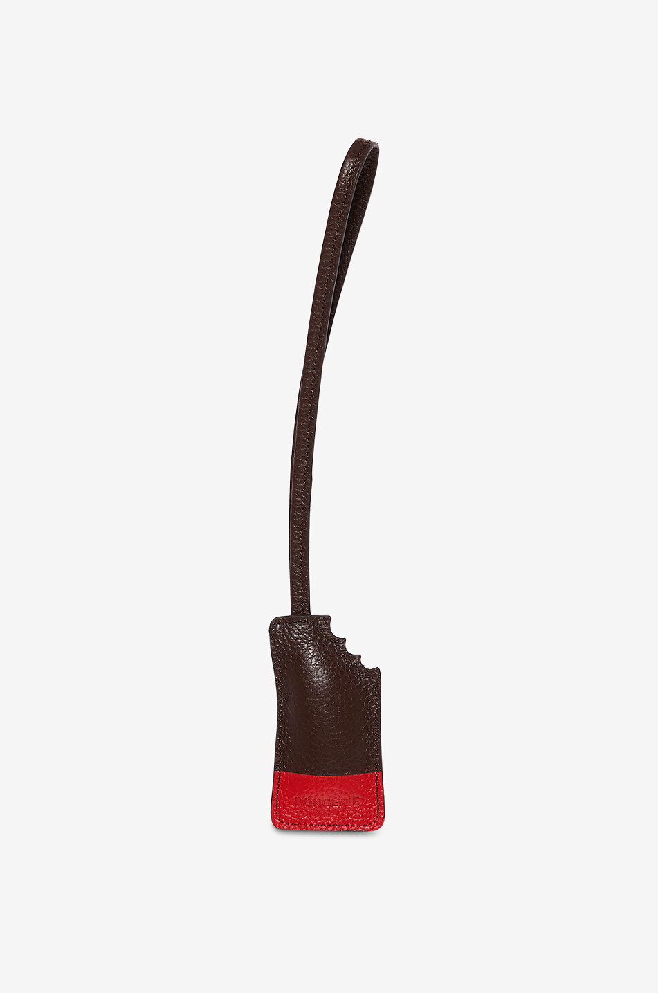 BONGENIE Taschencharm aus Leder schweizer Schokolade Damen DUNKELBRAUN 2