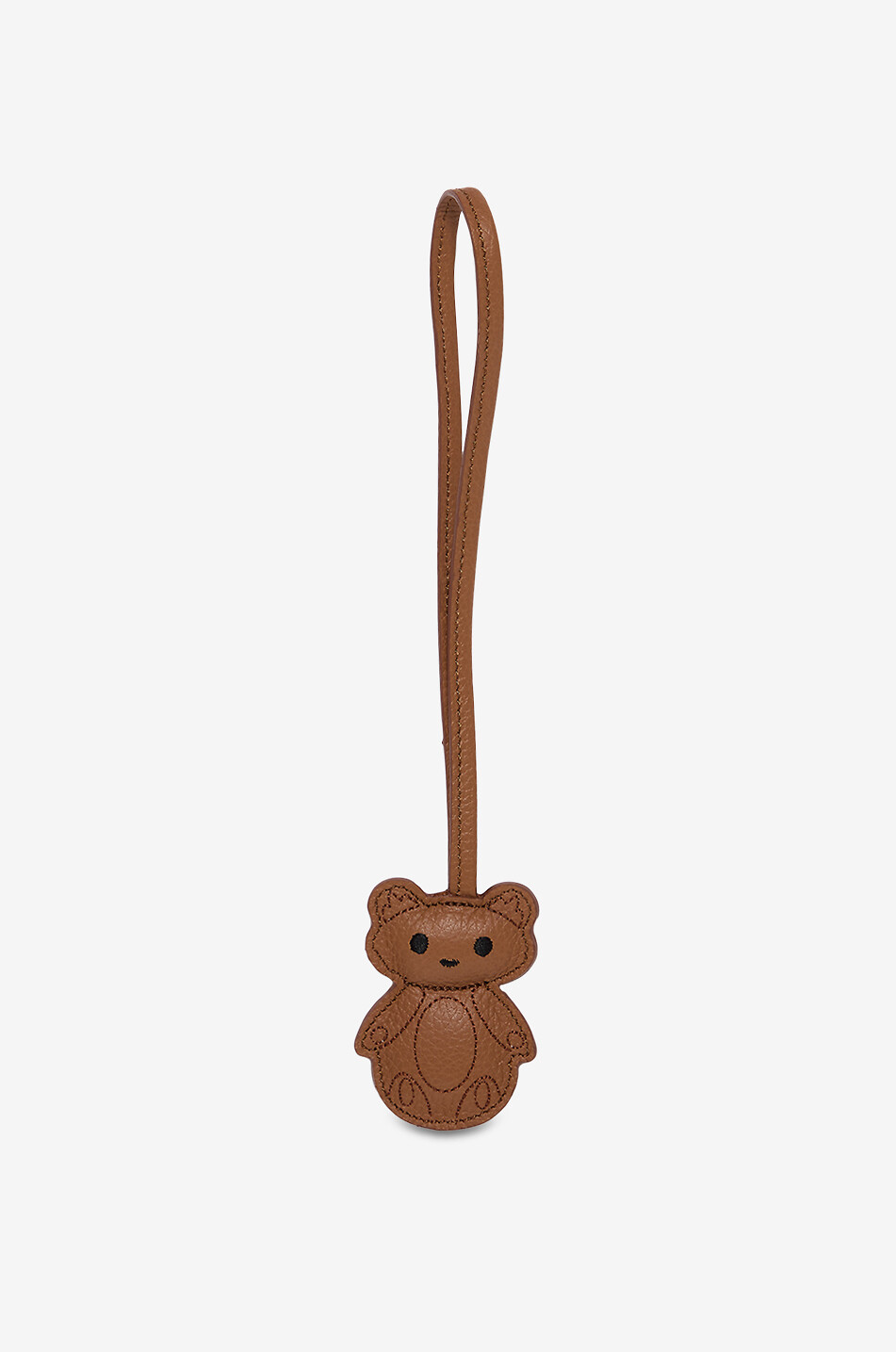 BONGENIE Taschencharm aus Leder Bärchen Damen HELLBRAUN 1