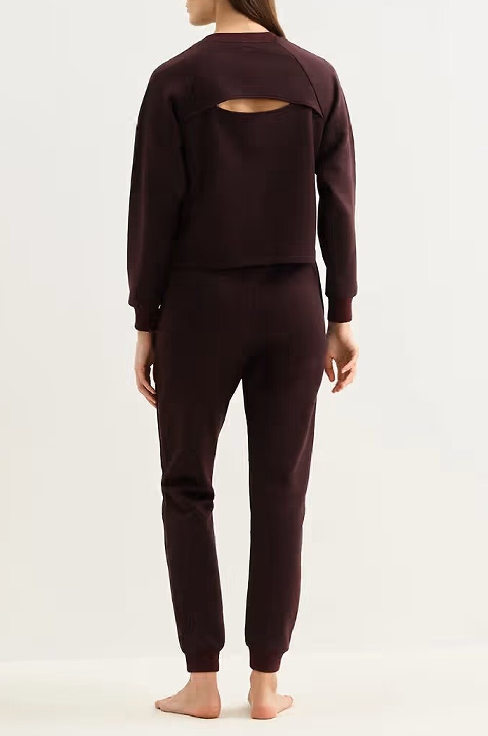 ERES Pantalon de jogging en molleton Céline Femme ROUGE FONCÉ 4