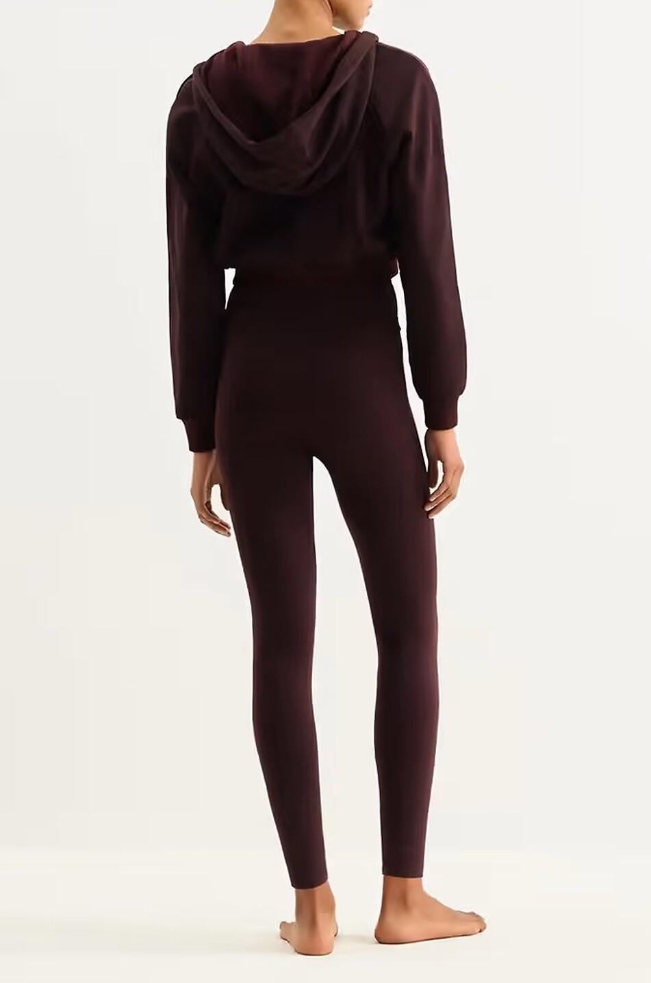 ERES Sweat-shirt à capuche raccourci Ese Femme ROUGE FONCÉ 4