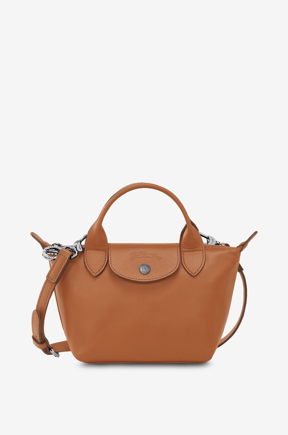 LONGCHAMP Sac à main en cuir Le Pliage Xtra XS Femme MARRON 1