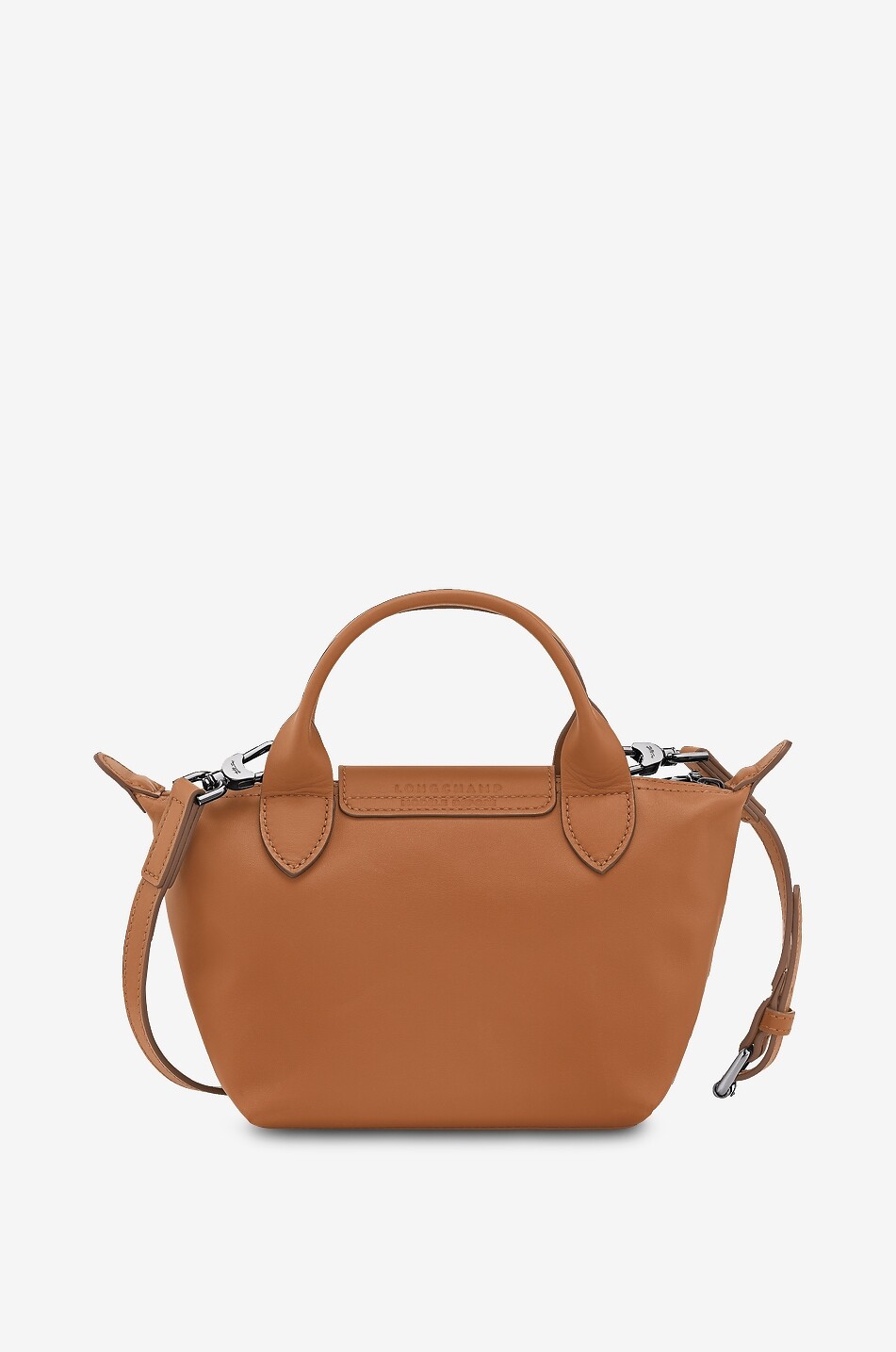 LONGCHAMP Sac à main en cuir Le Pliage Xtra XS Femme MARRON 3