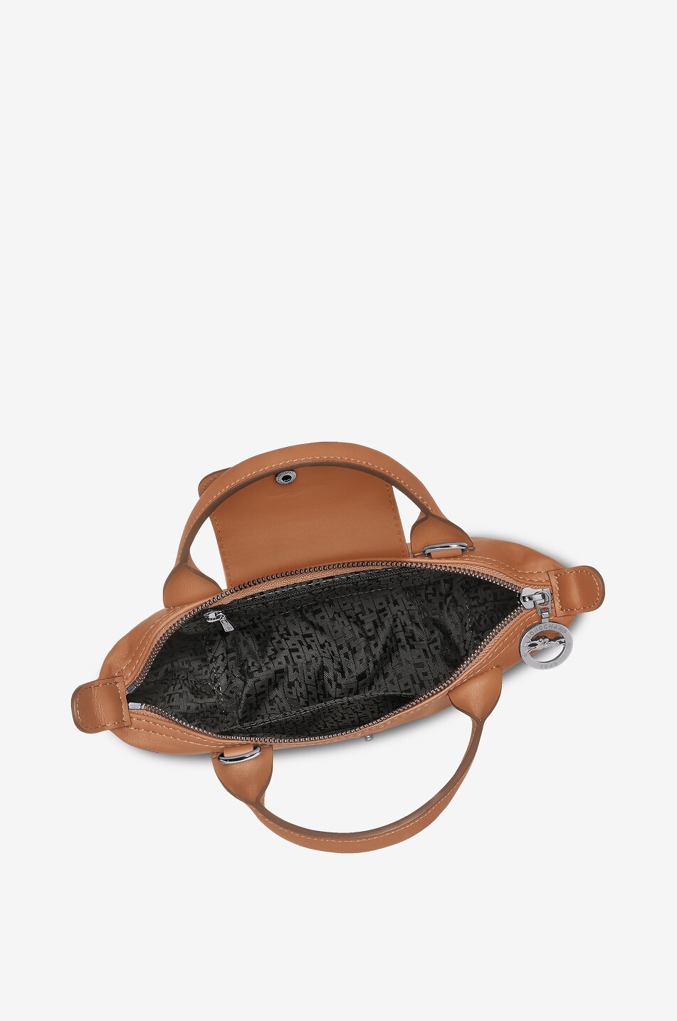 LONGCHAMP Sac à main en cuir Le Pliage Xtra XS Femme MARRON 4