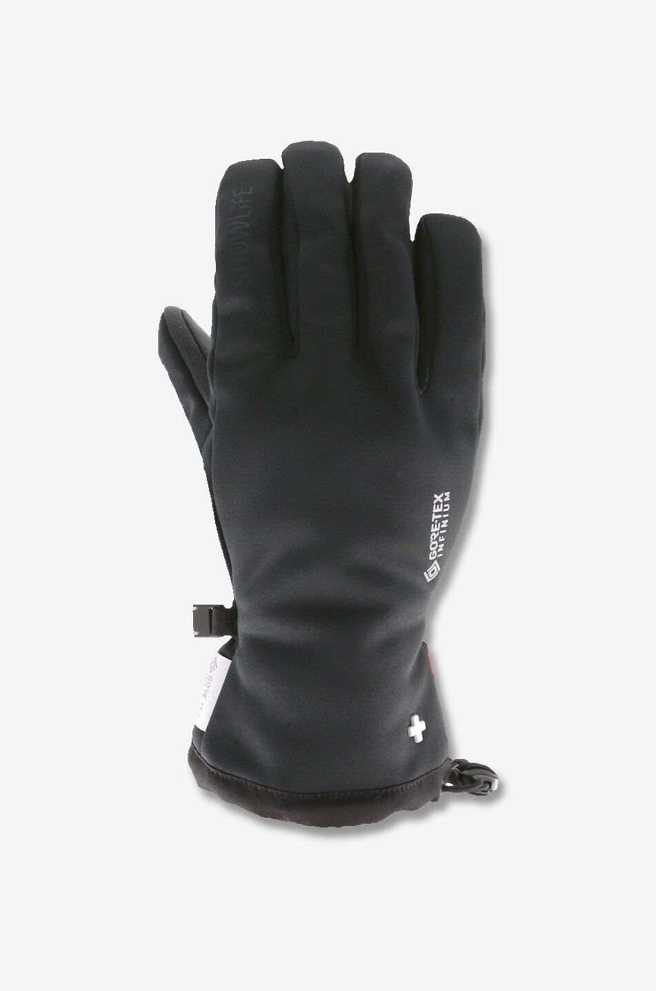 SNOWLIFE Handschuhe aus Gore-tex Infinium Windstopper Soft Shell Damen SCHWARZ 1