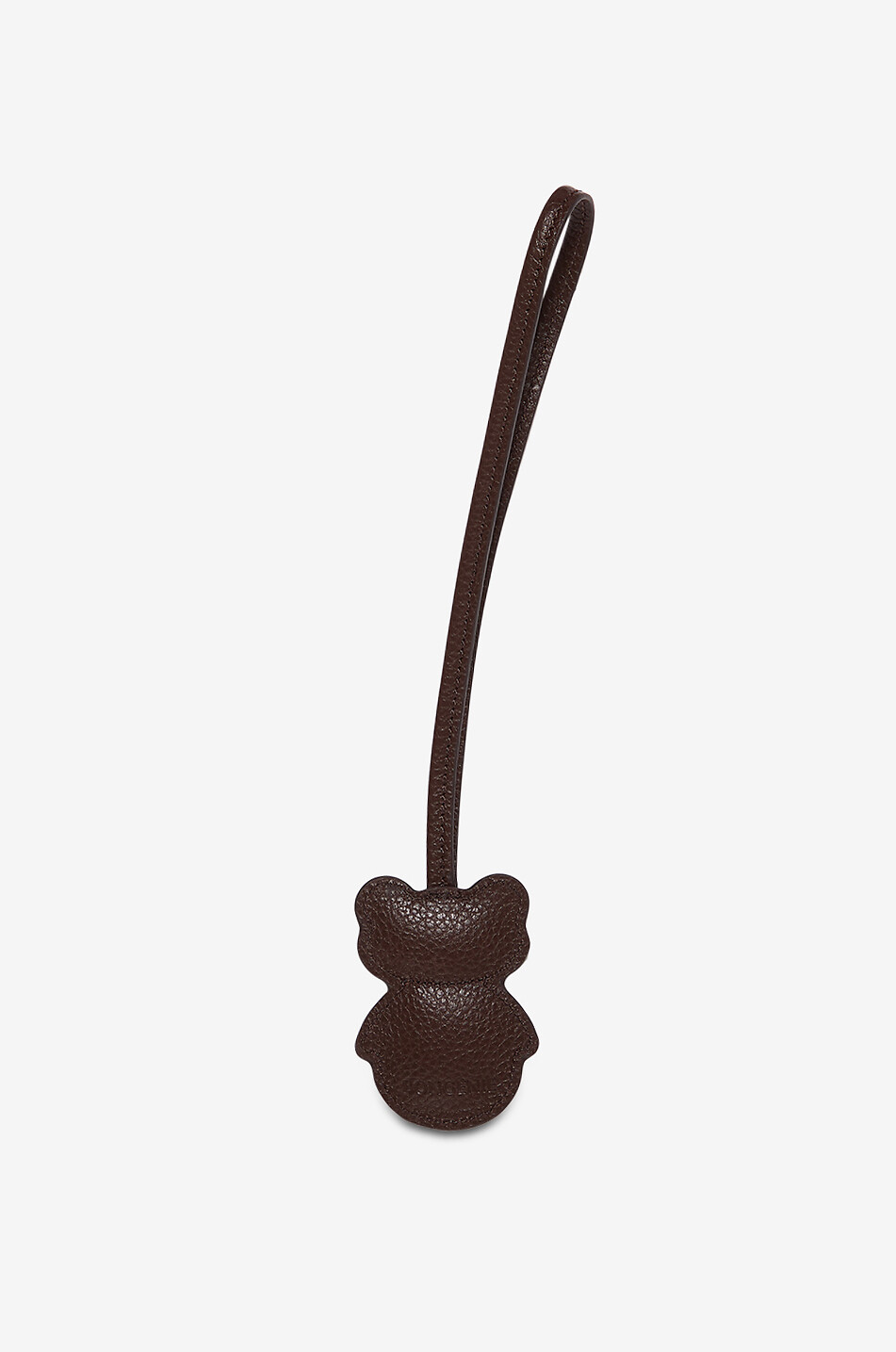 BONGENIE Taschencharm aus Leder Bärchen Damen DUNKELBRAUN 2