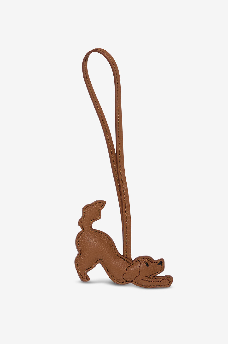 Taschencharm aus Leder Hund