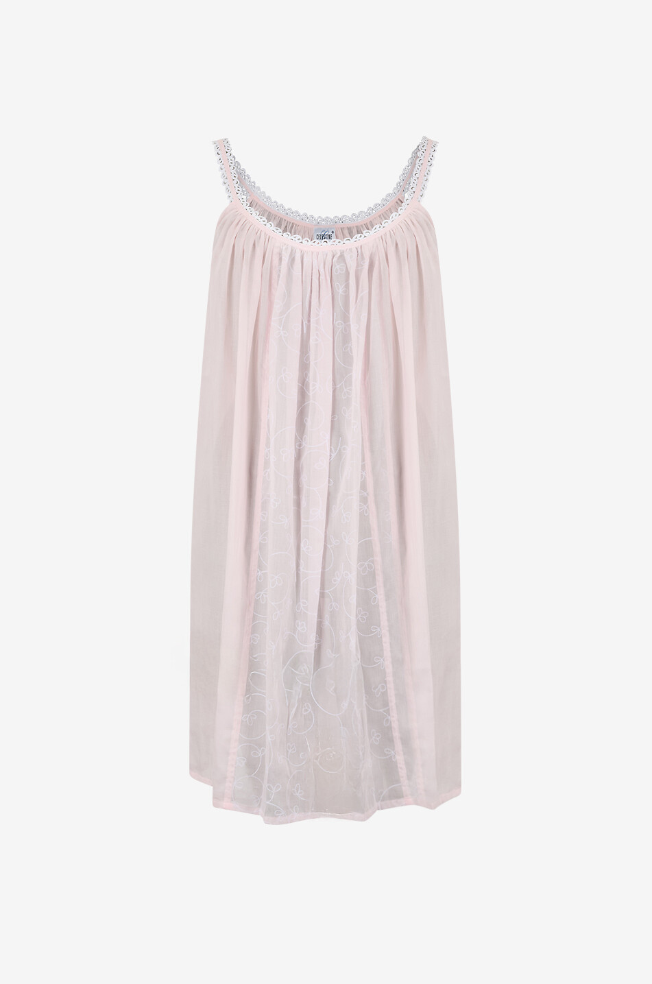CELESTINE Anissa embroidered voile cotton babydoll Women PINK 1