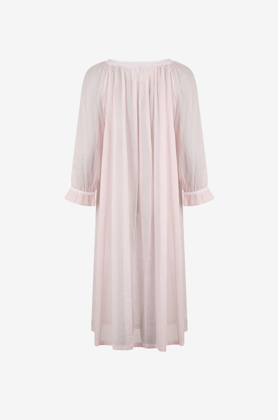 CELESTINE Chemise de nuit en coton à col bateau Anissa Femme ROSE 2