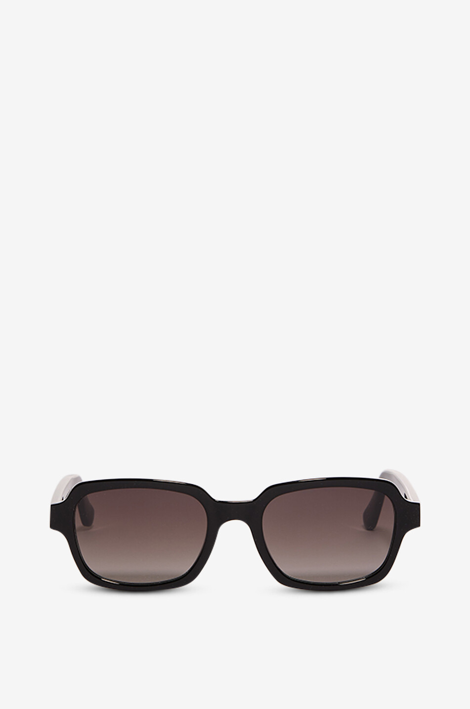 VIU Rechteckige Acetat-Sonnenbrille The Hustler II Damen SCHWARZ 1