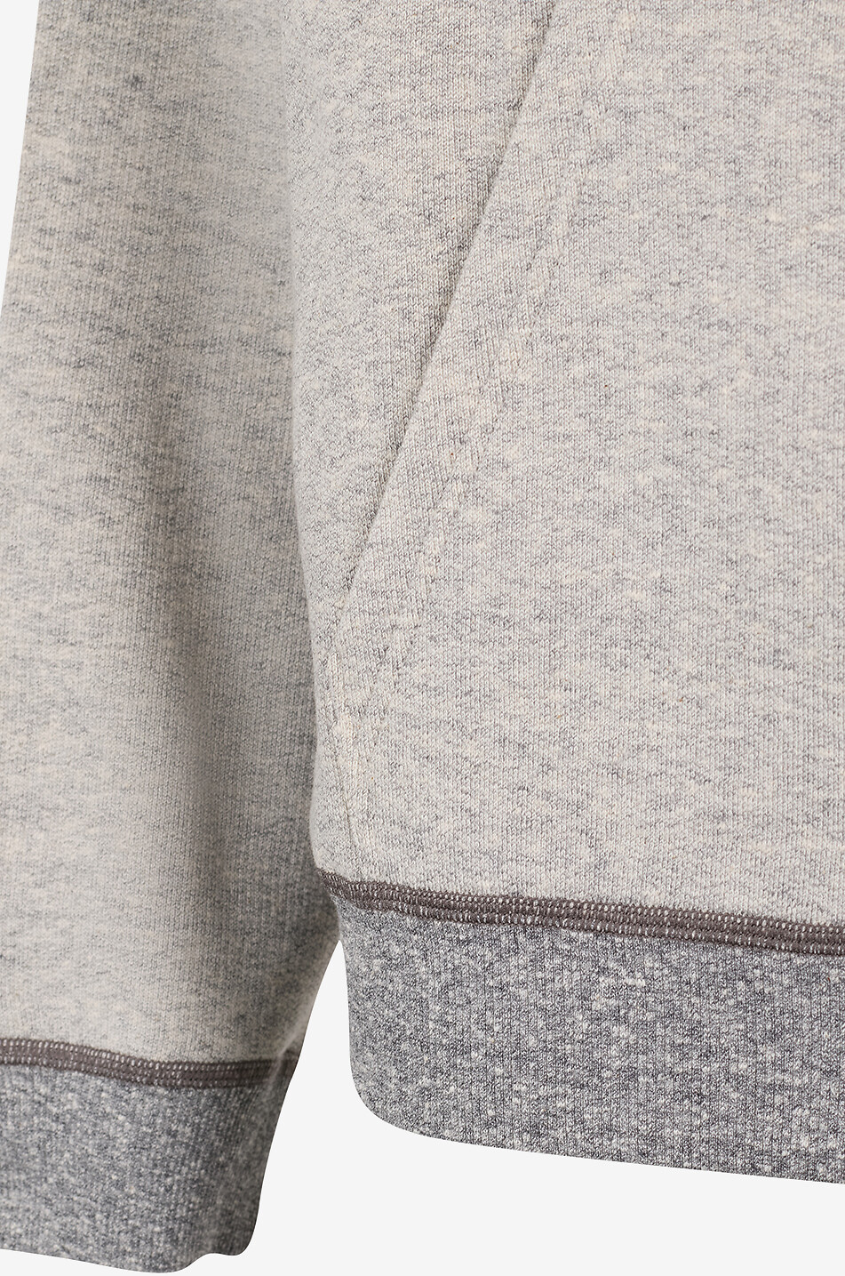 CHLOE Sweat-shirt à capuche chiné Chloé Signature Femme GRIS 3