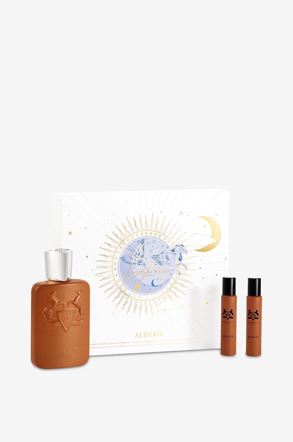 Geschenkset zum Fest Eau de parfum Althaïr - 125ml + 2 x 10ml
