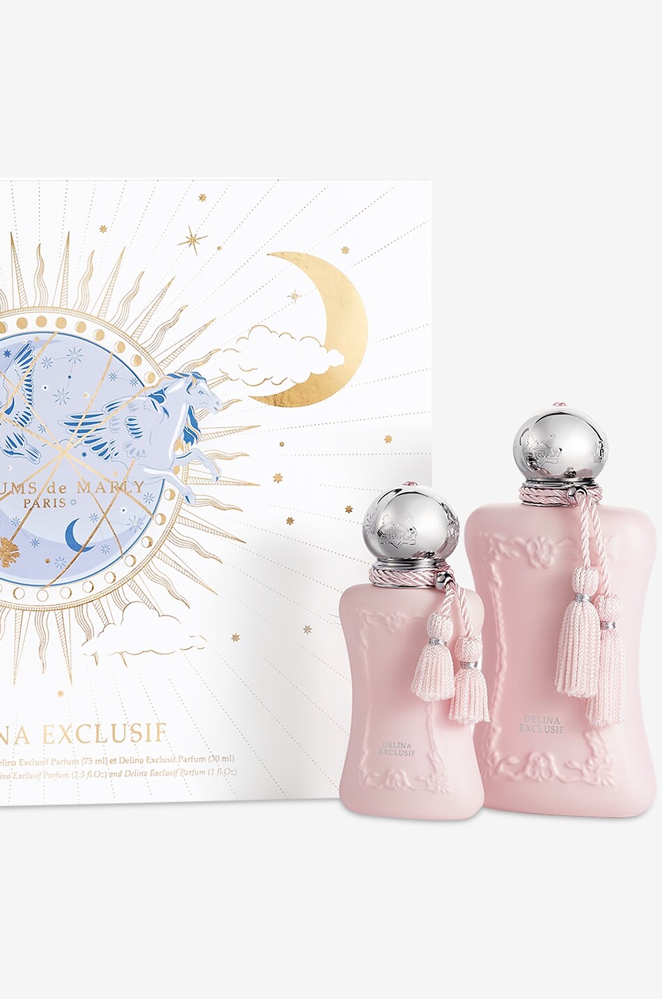 Delina Exclusif festive eau de parfum gift box set - 75 + 30 ml
