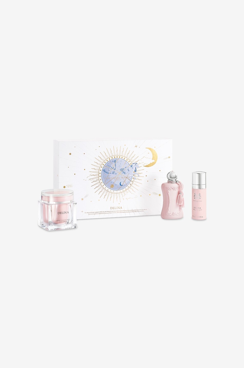 PARFUMS DE MARLY Delina festive eau de parfum and cream gift box set Unisex Colourless 1