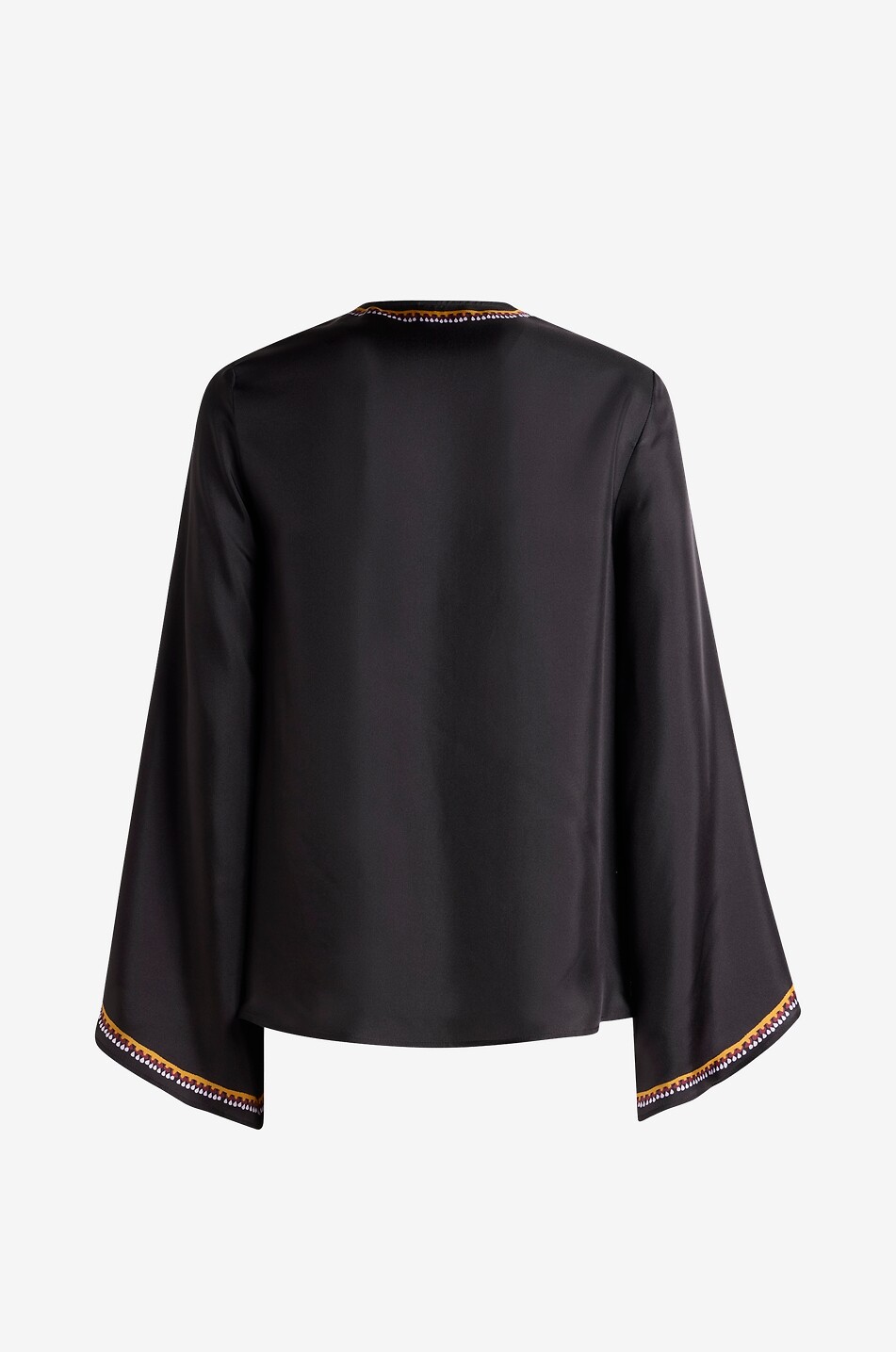 ETRO Seidenbluse mit ausgestellten Ärmeln Paisley Placée Damen BUNT 2