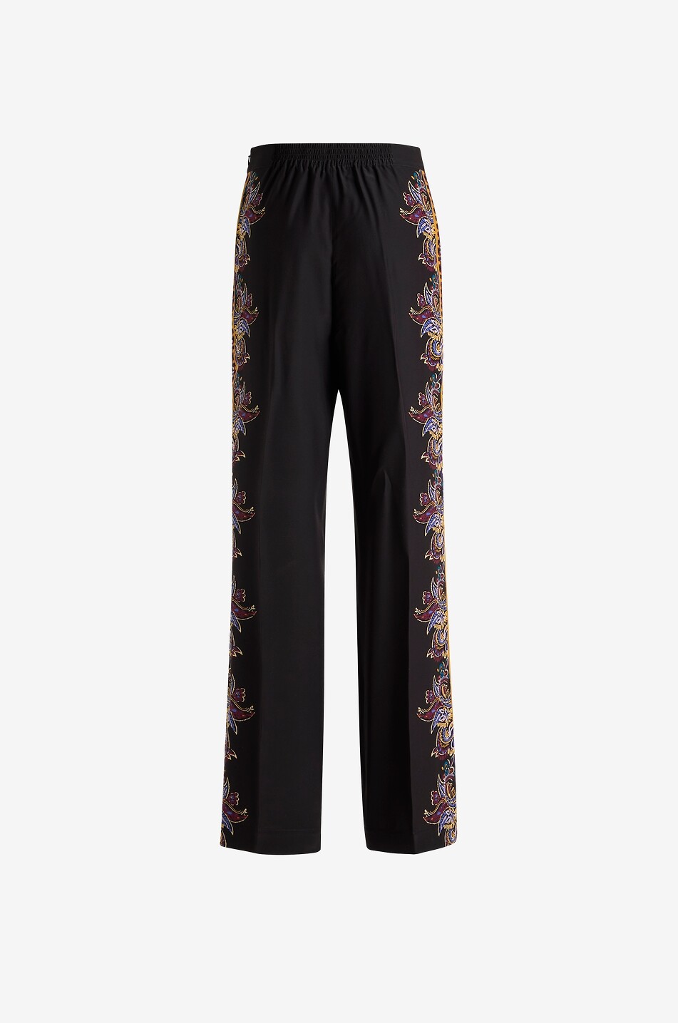 ETRO Paisley Placée printed silk palazzo trousers Women MULTI COLOURED 2