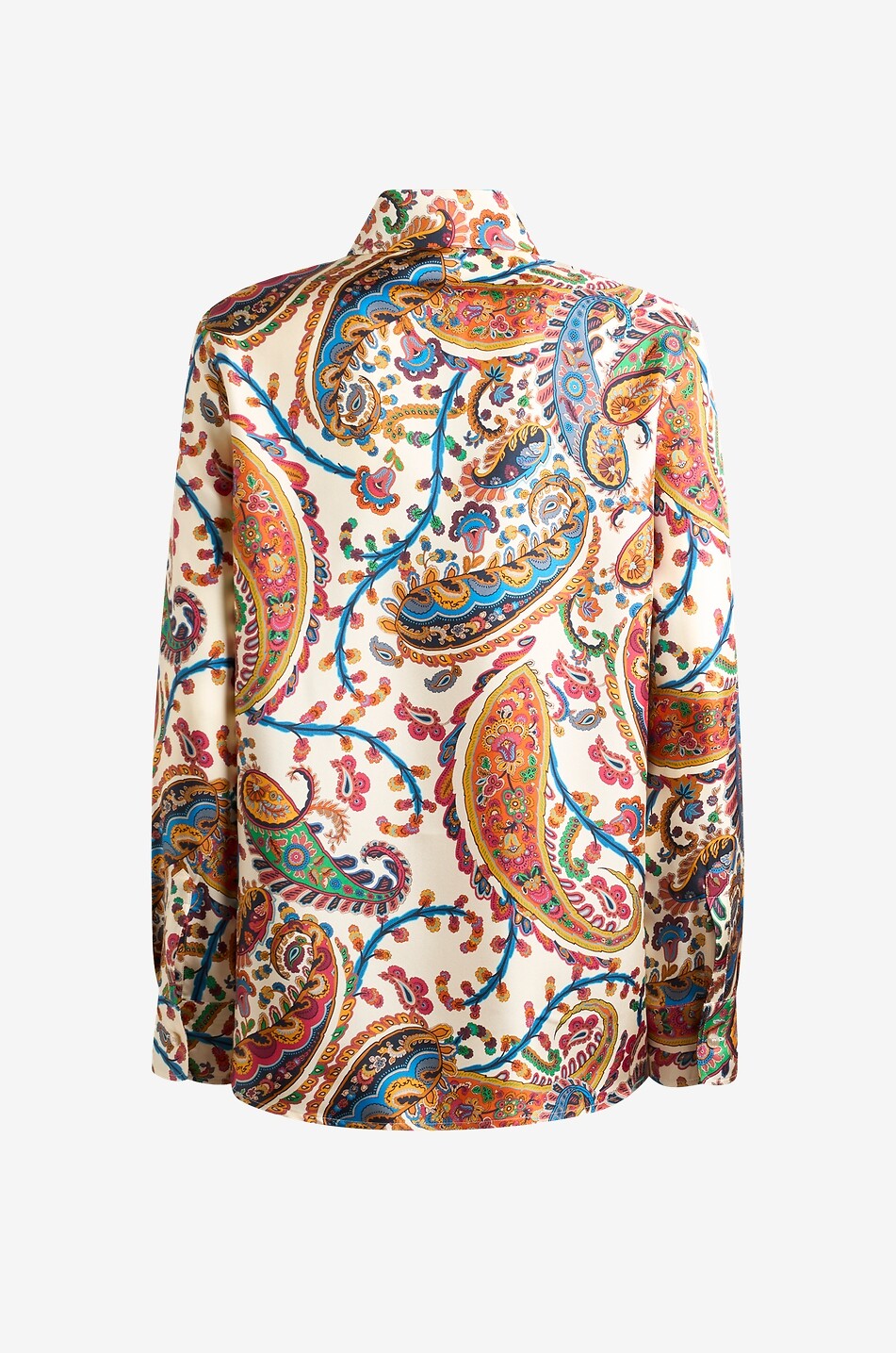 ETRO Paisley-printed straight silk shirt Women MULTI COLOURED 2