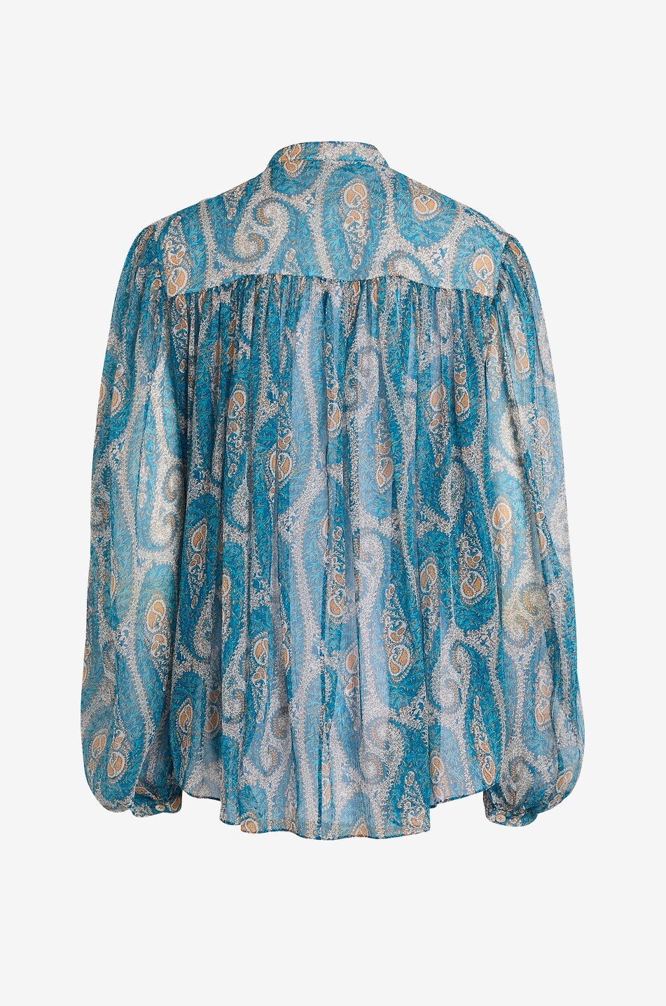 ETRO Paisley-printed silk crepon blouse Women MULTI COLOURED 2