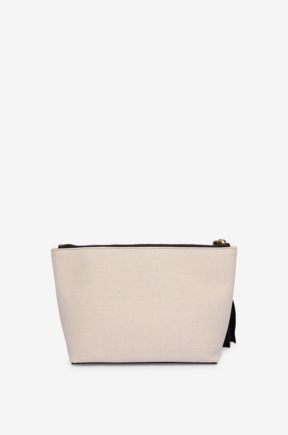 GIVENCHY Pochette rectangulaire en toile à logo Femme BEIGE 3