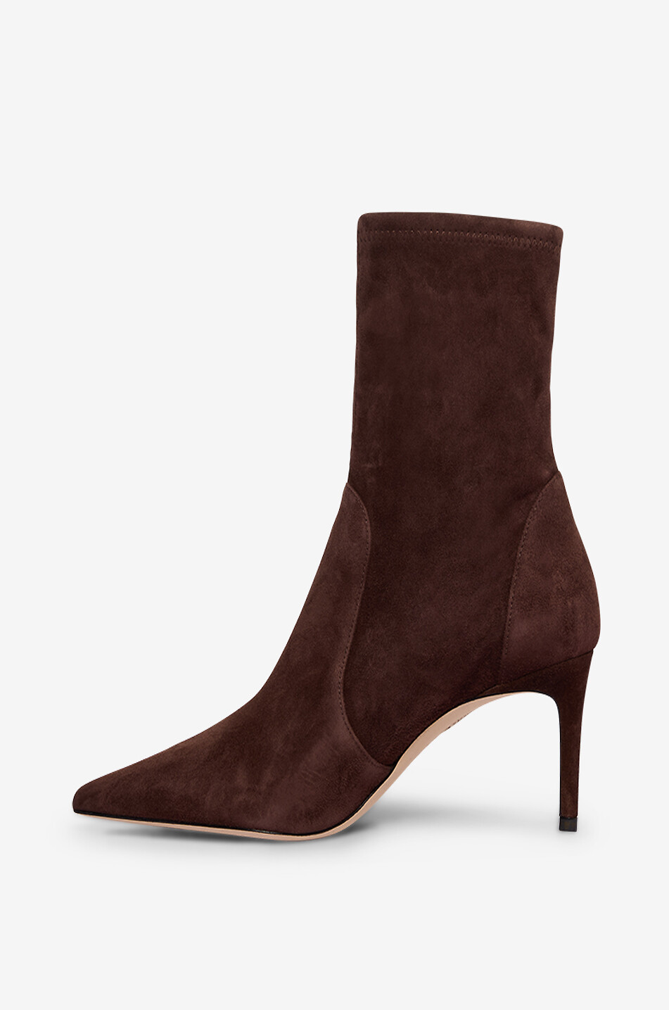 Escarpins Stuart Weitzman Marron - Taille US 8.5 (pointure 39?) - Talon Aiguille - Cuir - Occasion