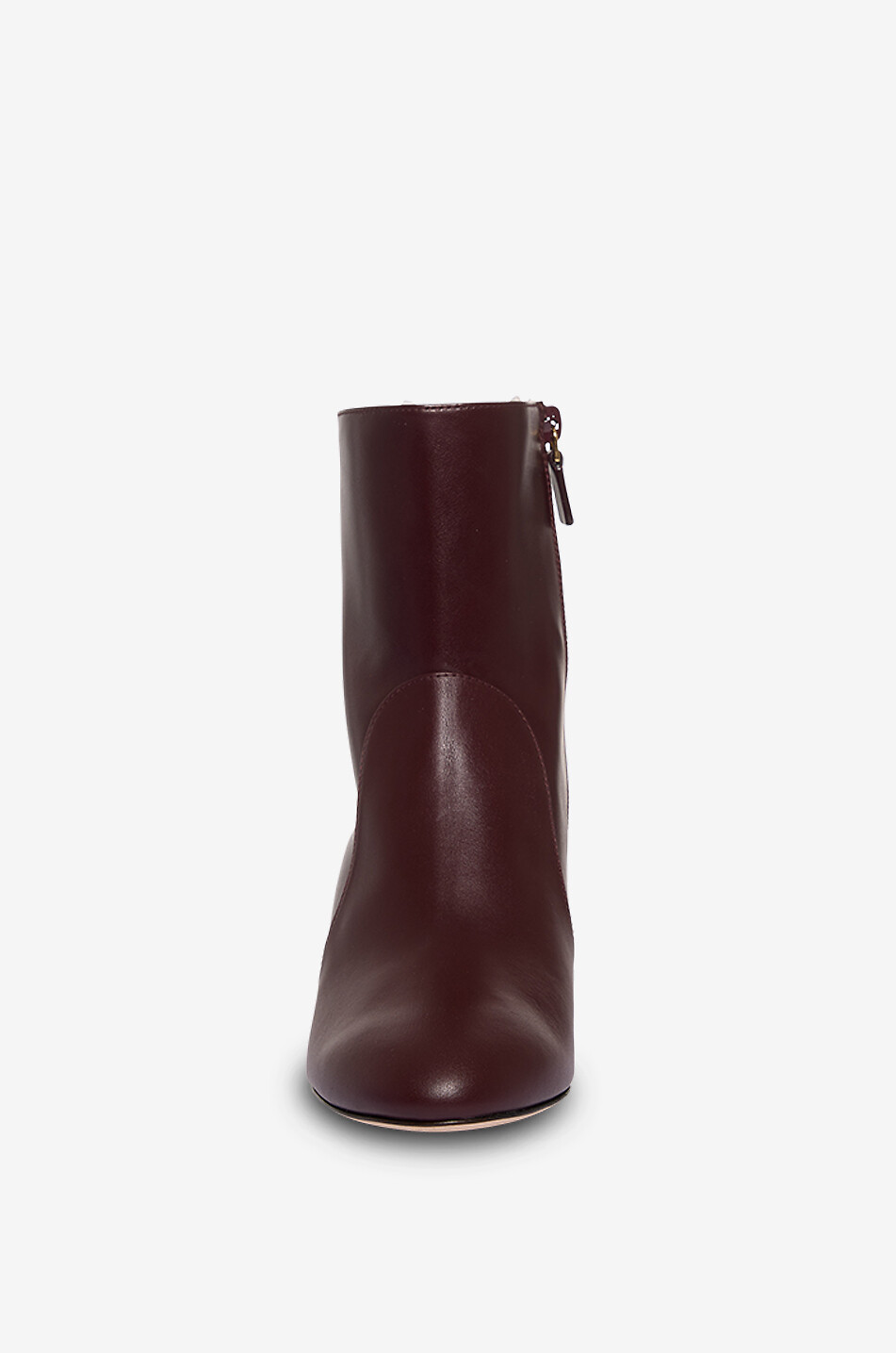 STUART WEITZMAN Glattleder-Stiefeletten mit schmalem Blockabsatz Babette 60 Damen DUNKELROT 2