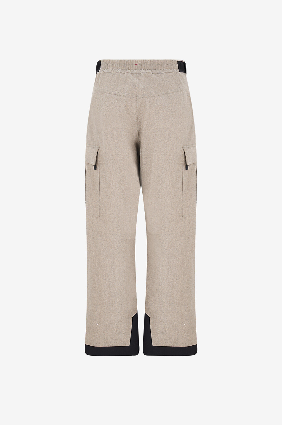 MONCLER GRENOBLE Water-repellent wool flannel ski trousers Men [akeneo-beigefonce] 2