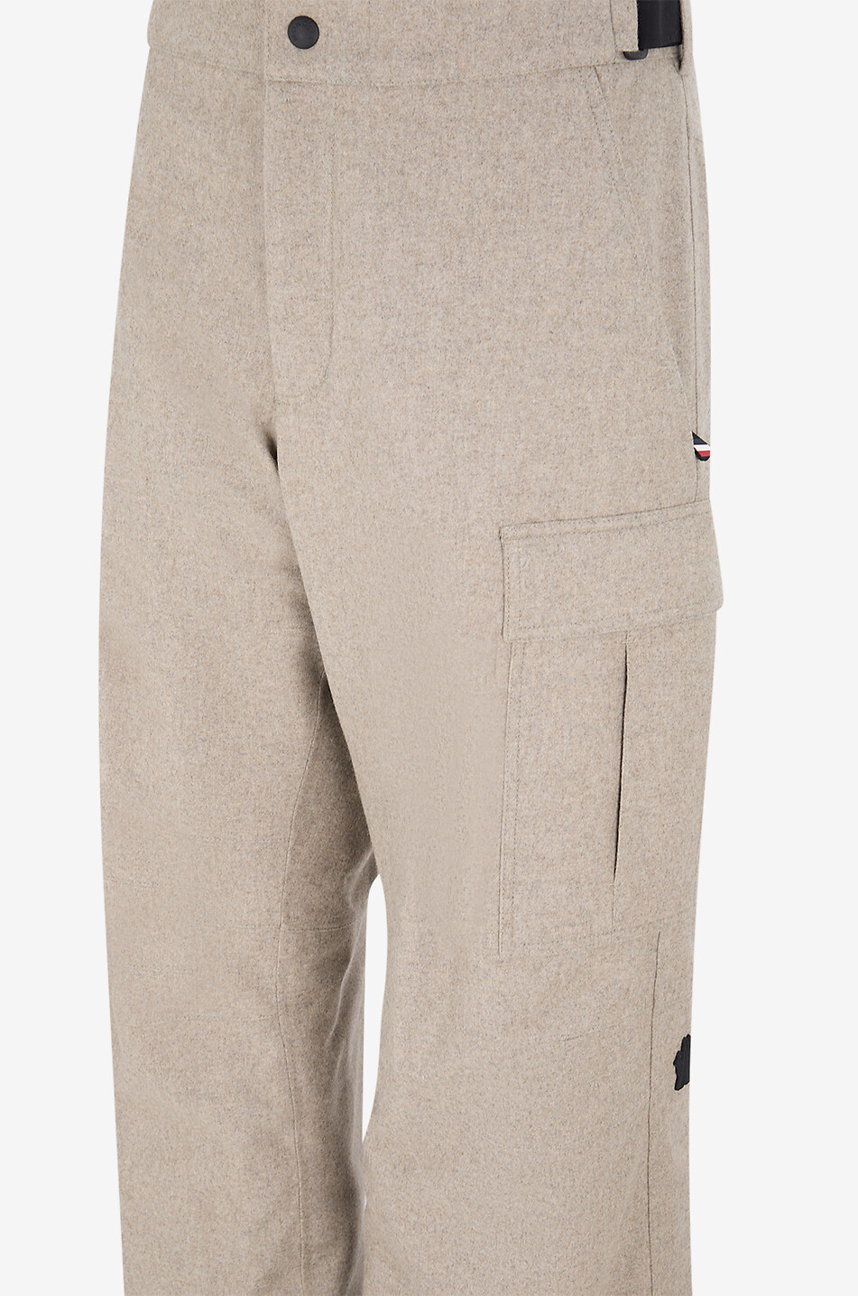MONCLER GRENOBLE Water-repellent wool flannel ski trousers Men [akeneo-beigefonce] 3