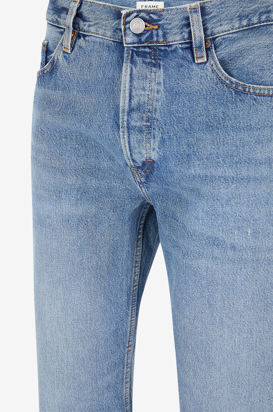 FRAME Jean délavé Relaxed Outfield Homme BLEU 3