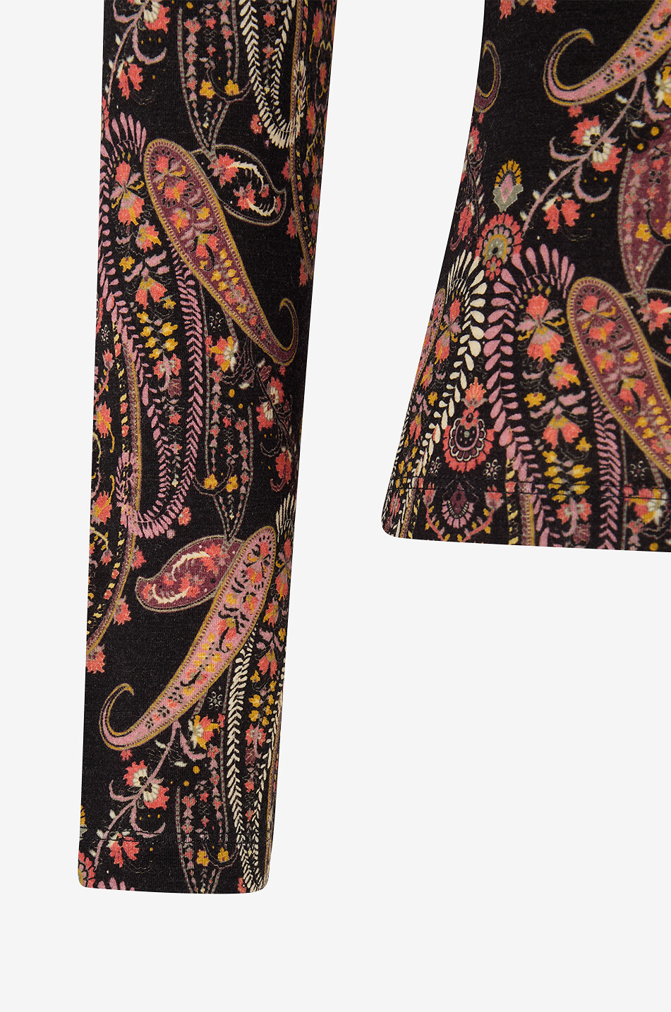 ETRO All over Paisley print wool jersey long-sleeve top Women MULTI COLOURED 3