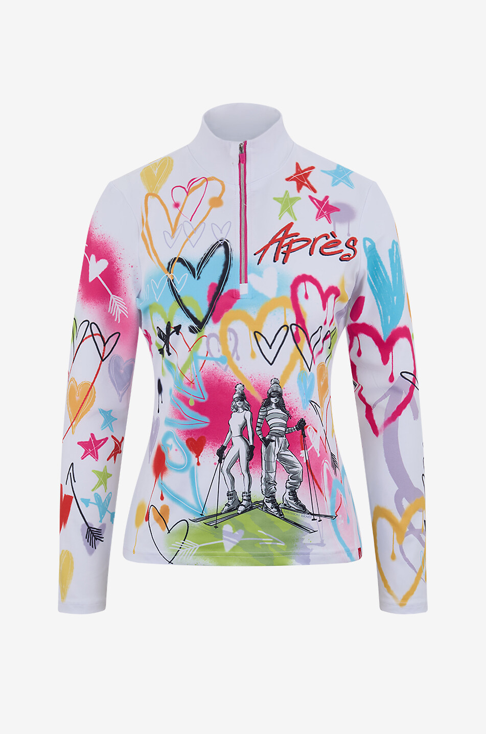 KRIMSON KLOVER First Layer mit Print und Stehkragen Lamont Damen BUNT 1