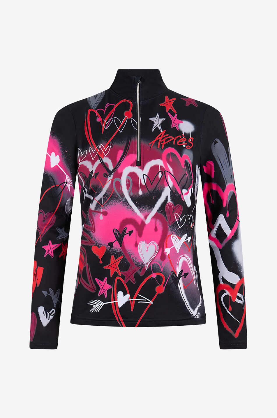 KRIMSON KLOVER First Layer mit Print und Stehkragen Lamont Damen SCHWARZ 1