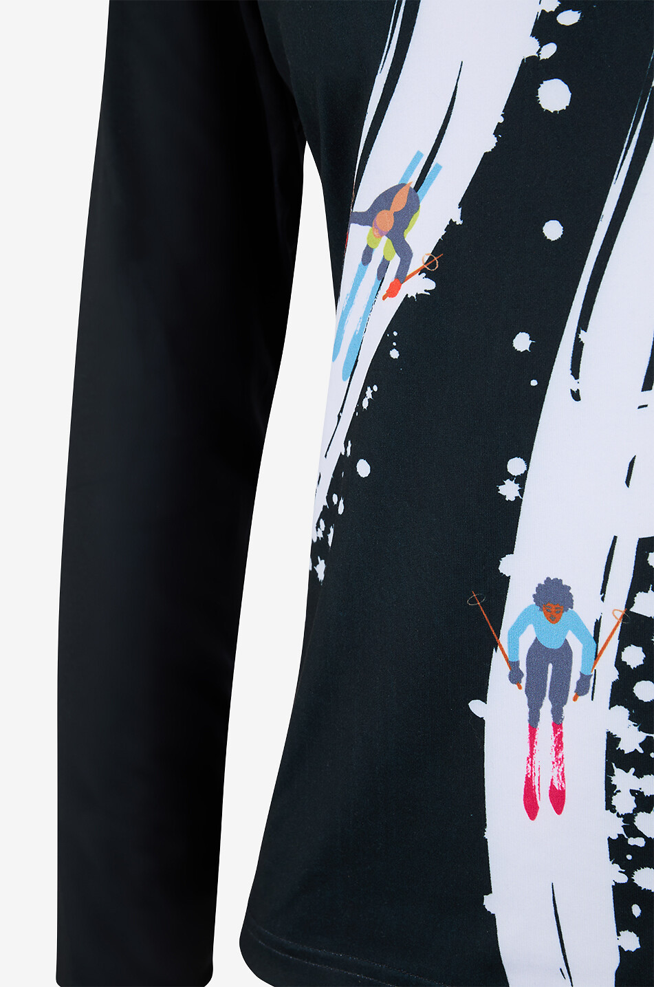 KRIMSON KLOVER Ariel half-zip high-neck ski first layer Women BLACK 3