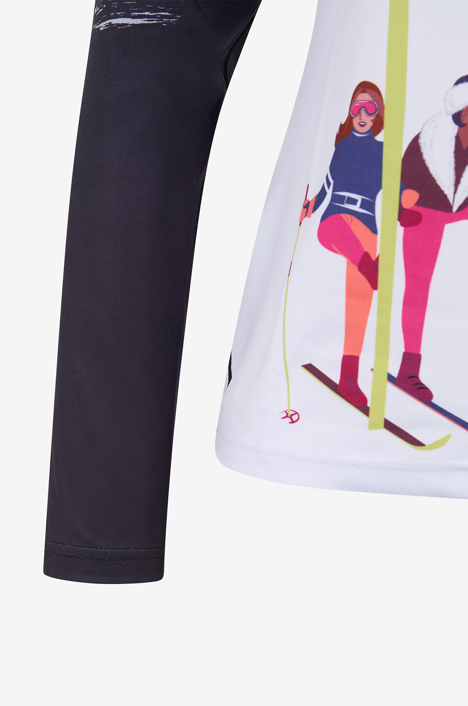 KRIMSON KLOVER Ski-First-Layer mit Stehkragen und Reissverschluss Amiche Damen SCHWARZ 3