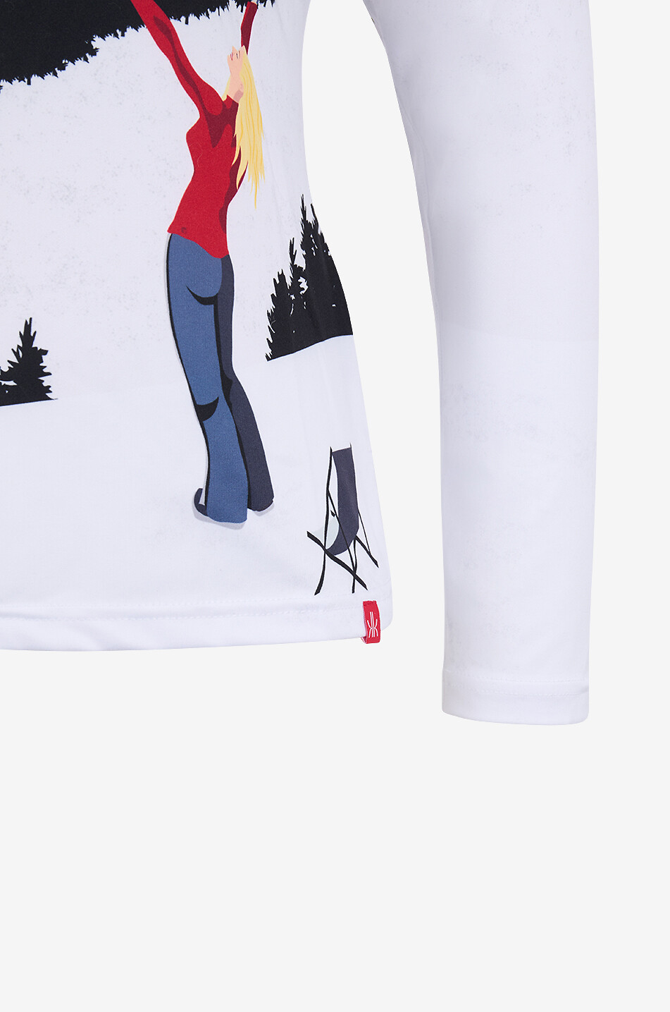 KRIMSON KLOVER Powder Hound half-zip ski first layer Women BLUE 3