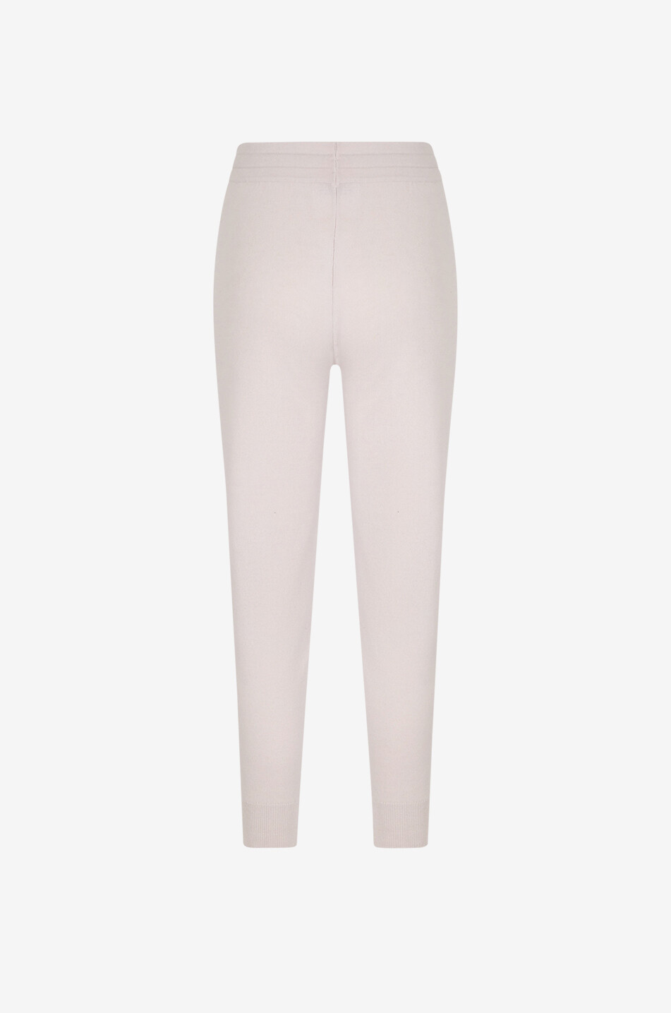 BONGÉNIE Pantalon de jogging en maille de cachemire Femme Beige clair 2