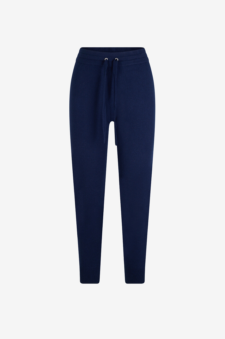 BONGÉNIE Pantalon de jogging en maille de cachemire Femme BLEU FONCE 1