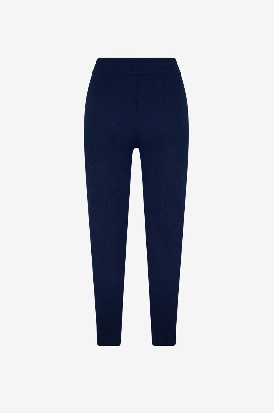 BONGÉNIE Pantalon de jogging en maille de cachemire Femme BLEU FONCE 2