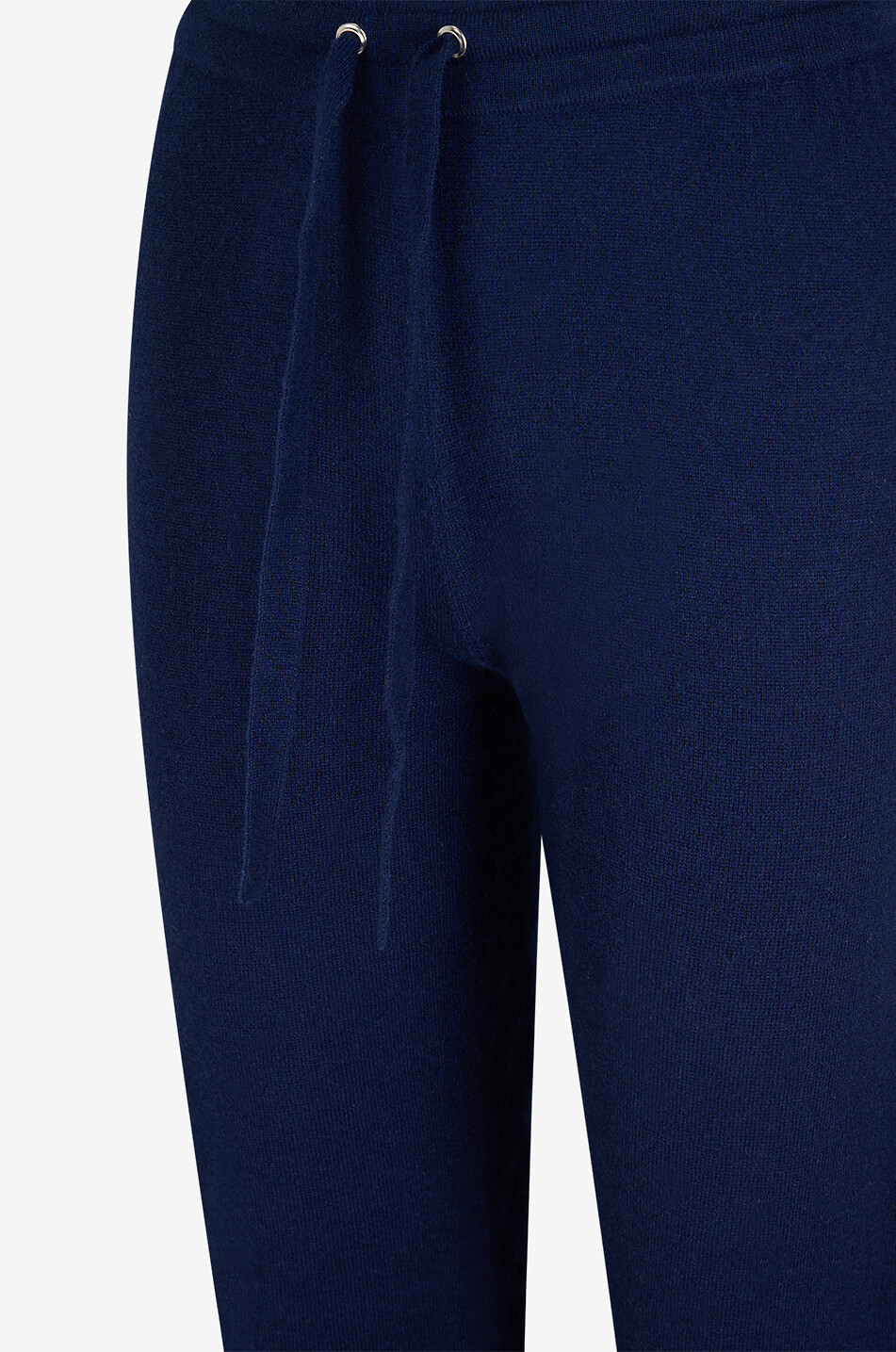 BONGÉNIE Pantalon de jogging en maille de cachemire Femme BLEU FONCE 3