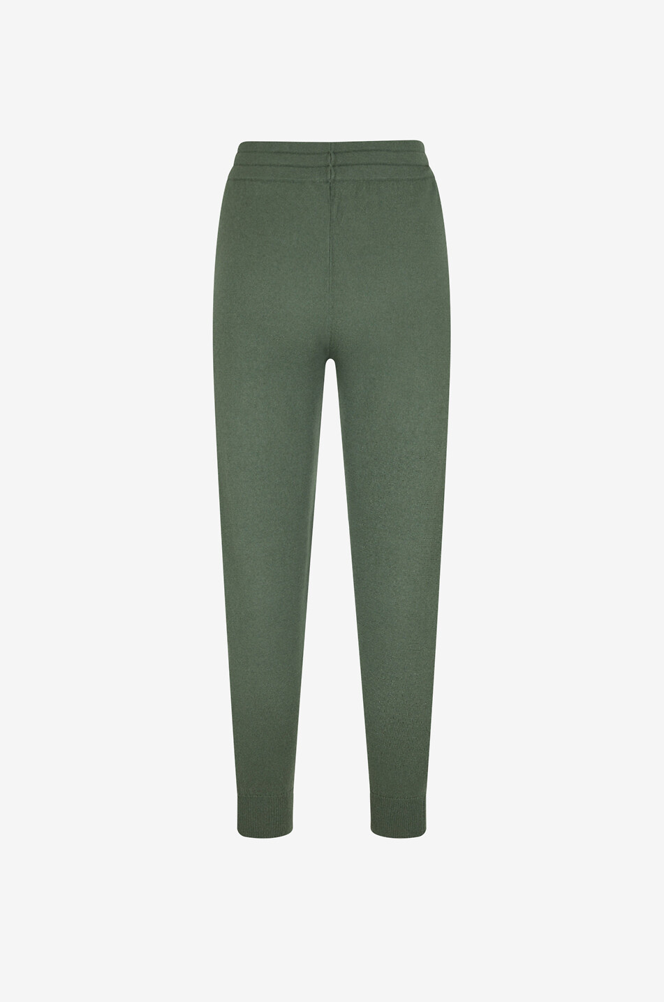 BONGÉNIE Pantalon de jogging en maille de cachemire Femme KAKI 2