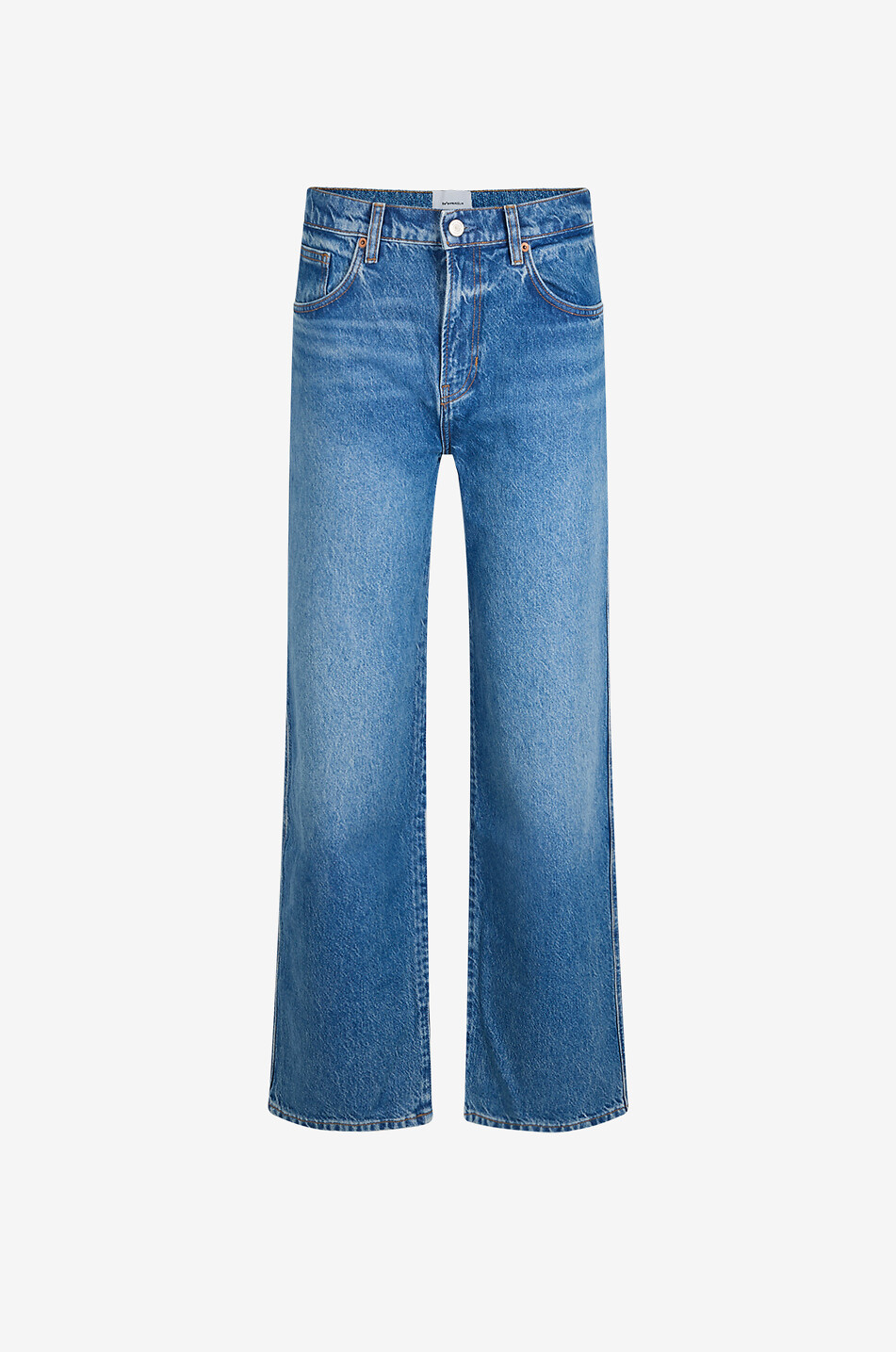 REFORMATION Val mid-rise straight-leg denim jeans Women BLUE 1