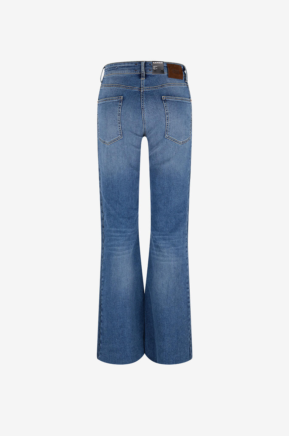 CAMBIO Fabienne flared faded jeans Women BLUE 2