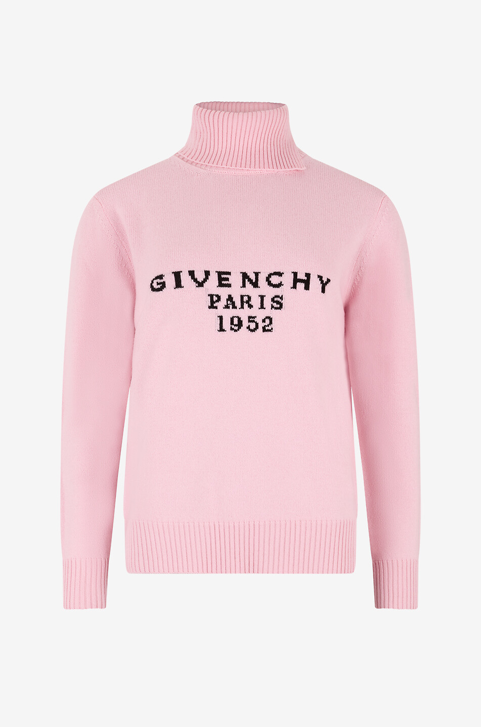 GIVENCHY Pull à col roulé en laine et cachemire GIVENCHY Signature Femme ROSE CLAIR 1