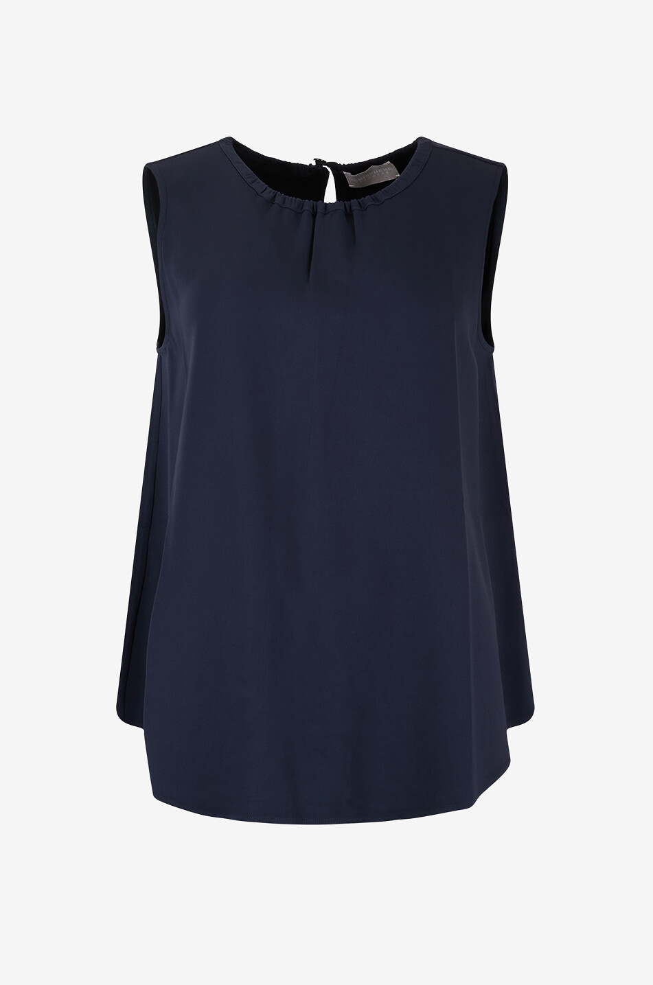 A-förmiges ärmelloses Crepe-Top Tarin