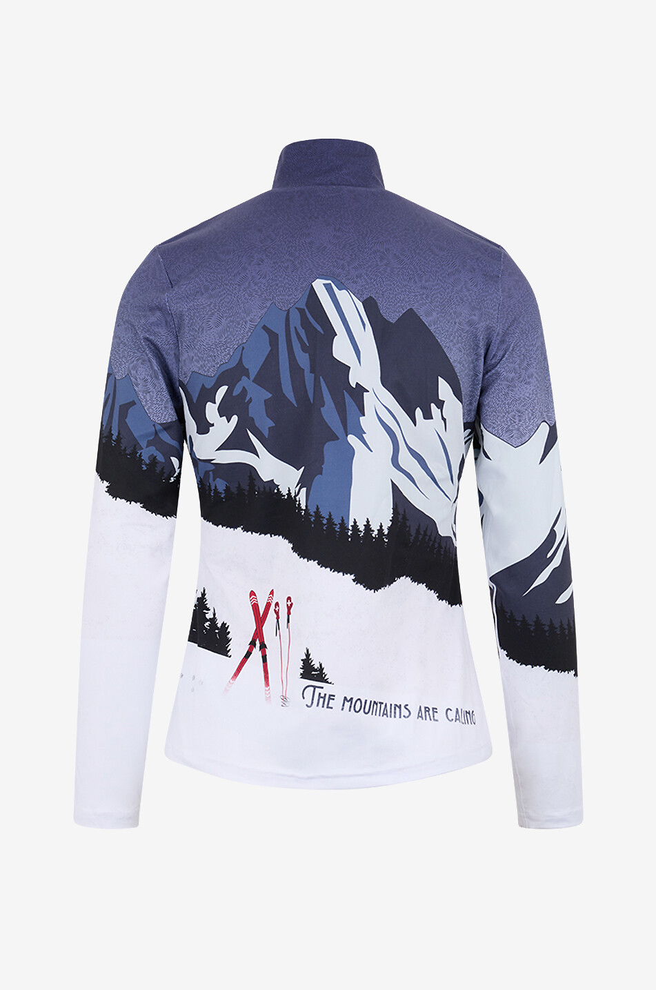 KRIMSON KLOVER Powder Hound half-zip ski first layer Women BLUE 2