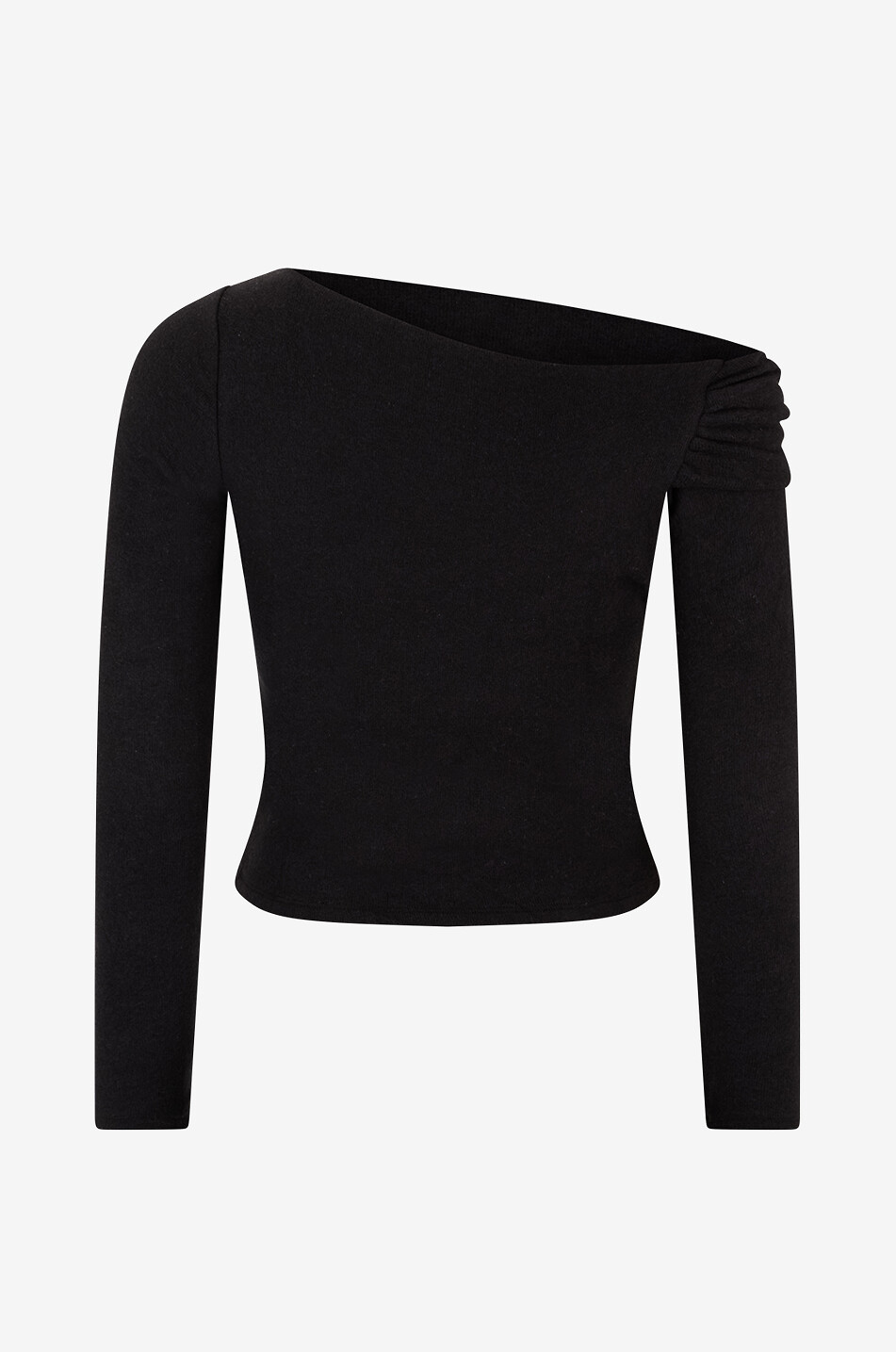 REFORMATION Elio cowl neck jersey top Women BLACK 2