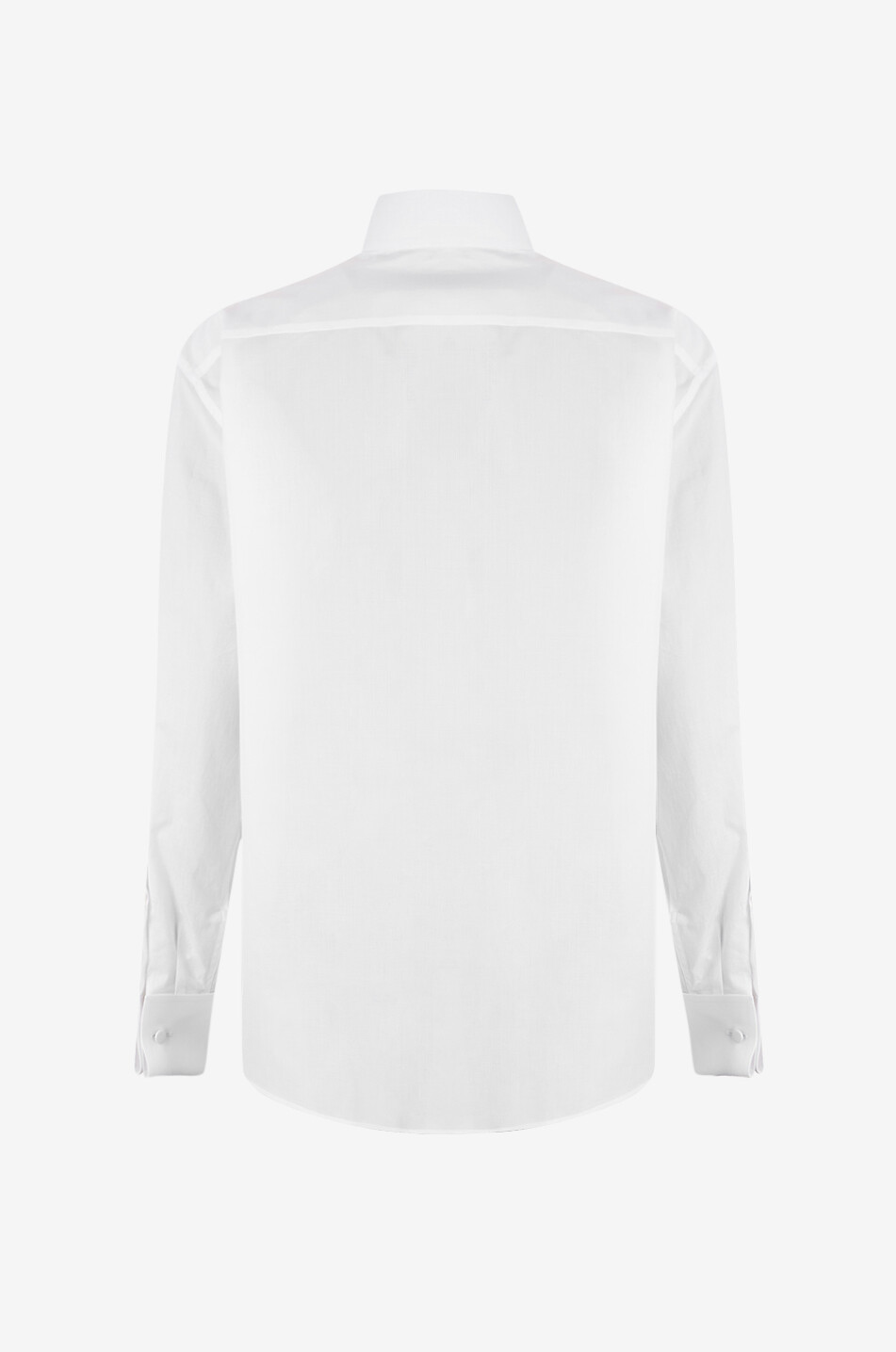 TOM FORD Chemise droite à plastron nervuré en popeline Femme BLANC 2