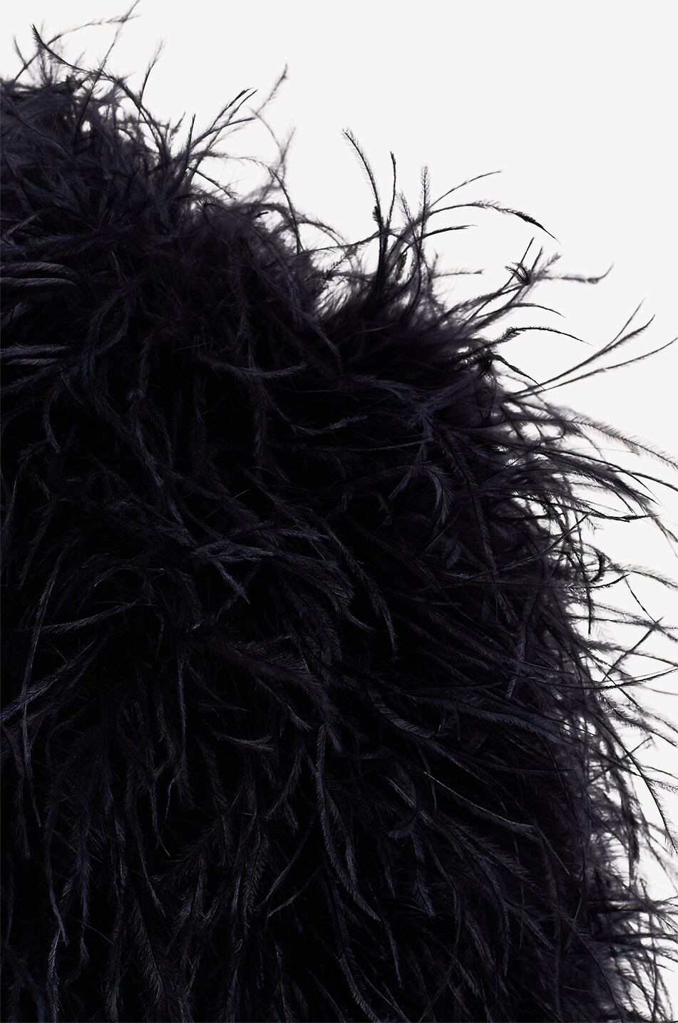 HEMISPHERE Flauschiger Bolero aus Straussenfedern Damen DUNKELBLAU 3