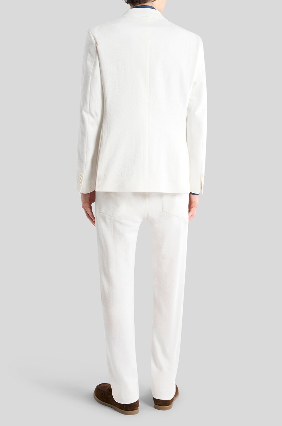 ETRO Roma single-breasted Paisley jacquard blazer Men WHITE 5