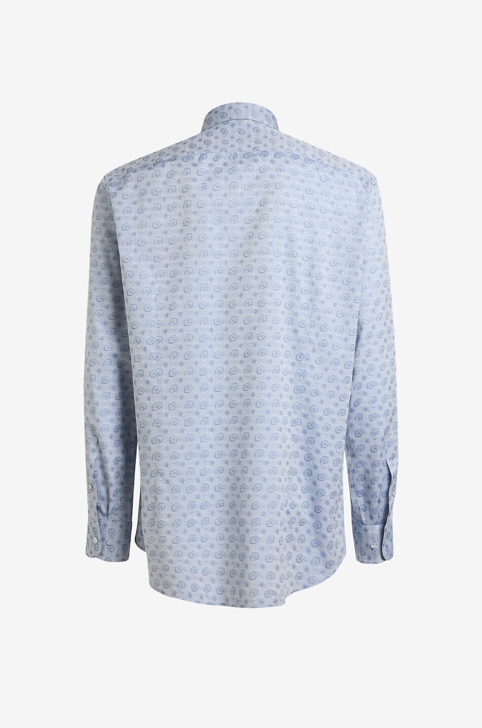 ETRO Baumwollhemd aus Paisley-Jacquard Roma Herren HELLBLAU 2