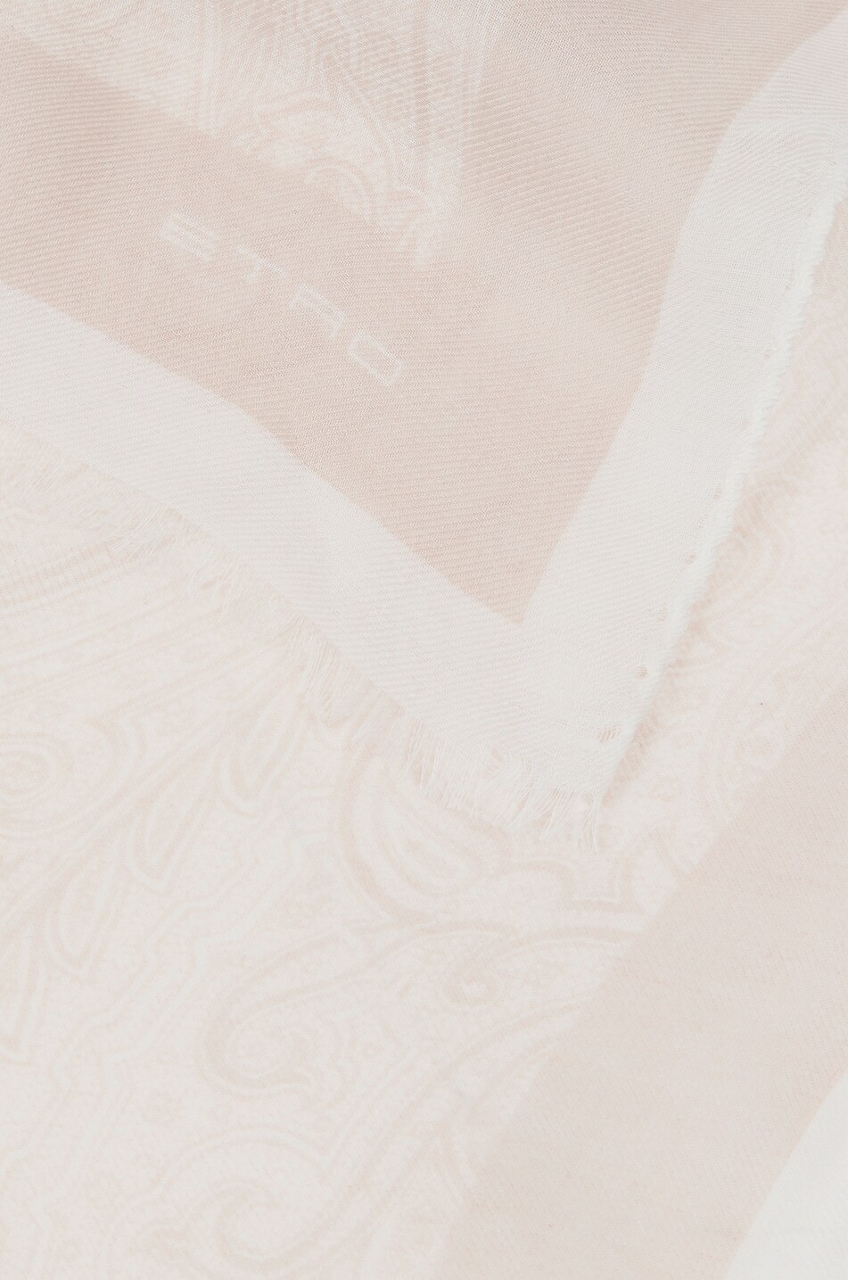 ETRO Orfeo Arnica patterned modal and cashmere scarf Men EGGSHELL 5