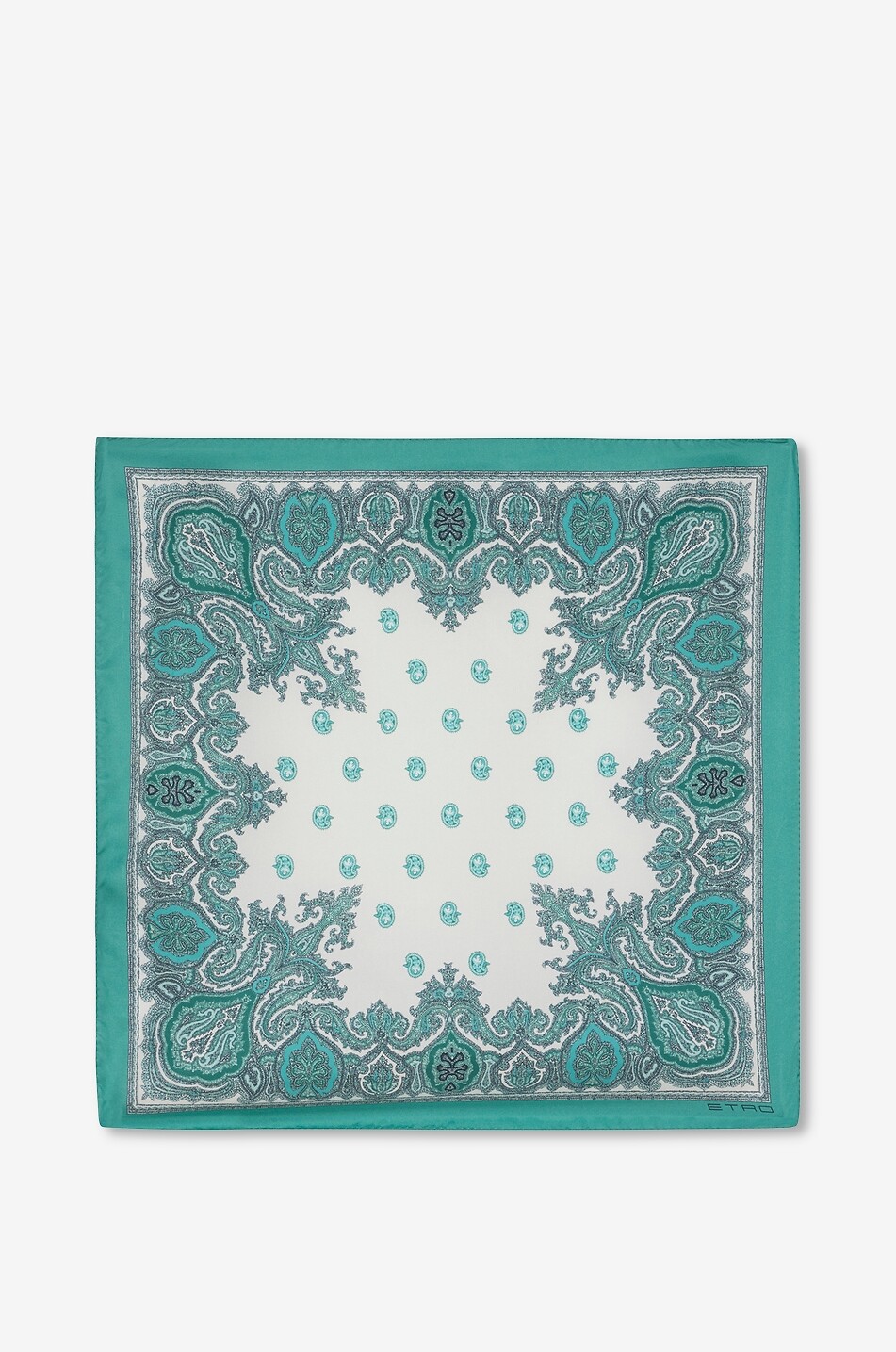 Seiden-Einstecktuch mit Paisley-Print Fedora